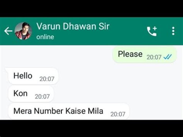 Varun Dhawan Phone Number WhatsApp Number Contact Number Mobile